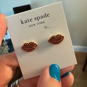 Ruby Lips Kate Spade Earings